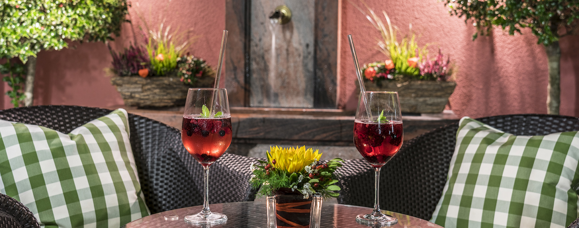 Zur Krone Gottenheim – unsere Brunnenlounge